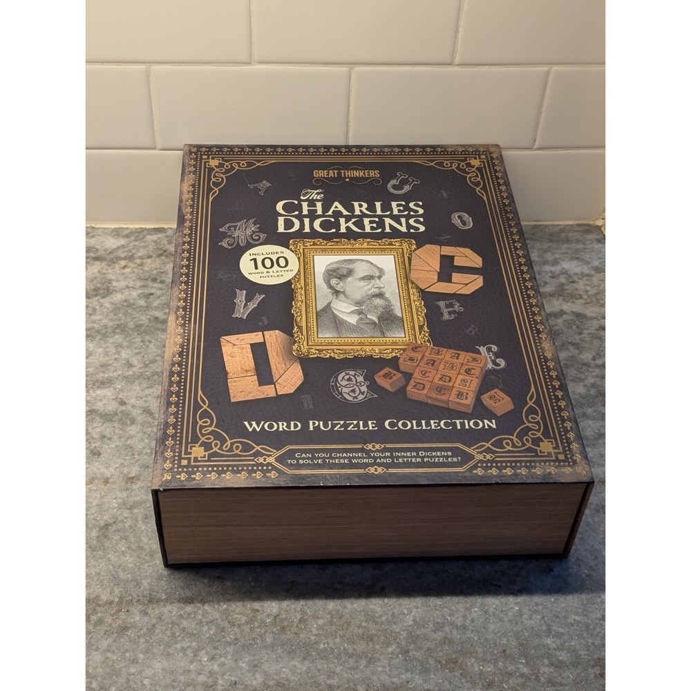 Professor Puzzle Charles Dickens Word Puzzle Collection Great Thinkers 100 Cards